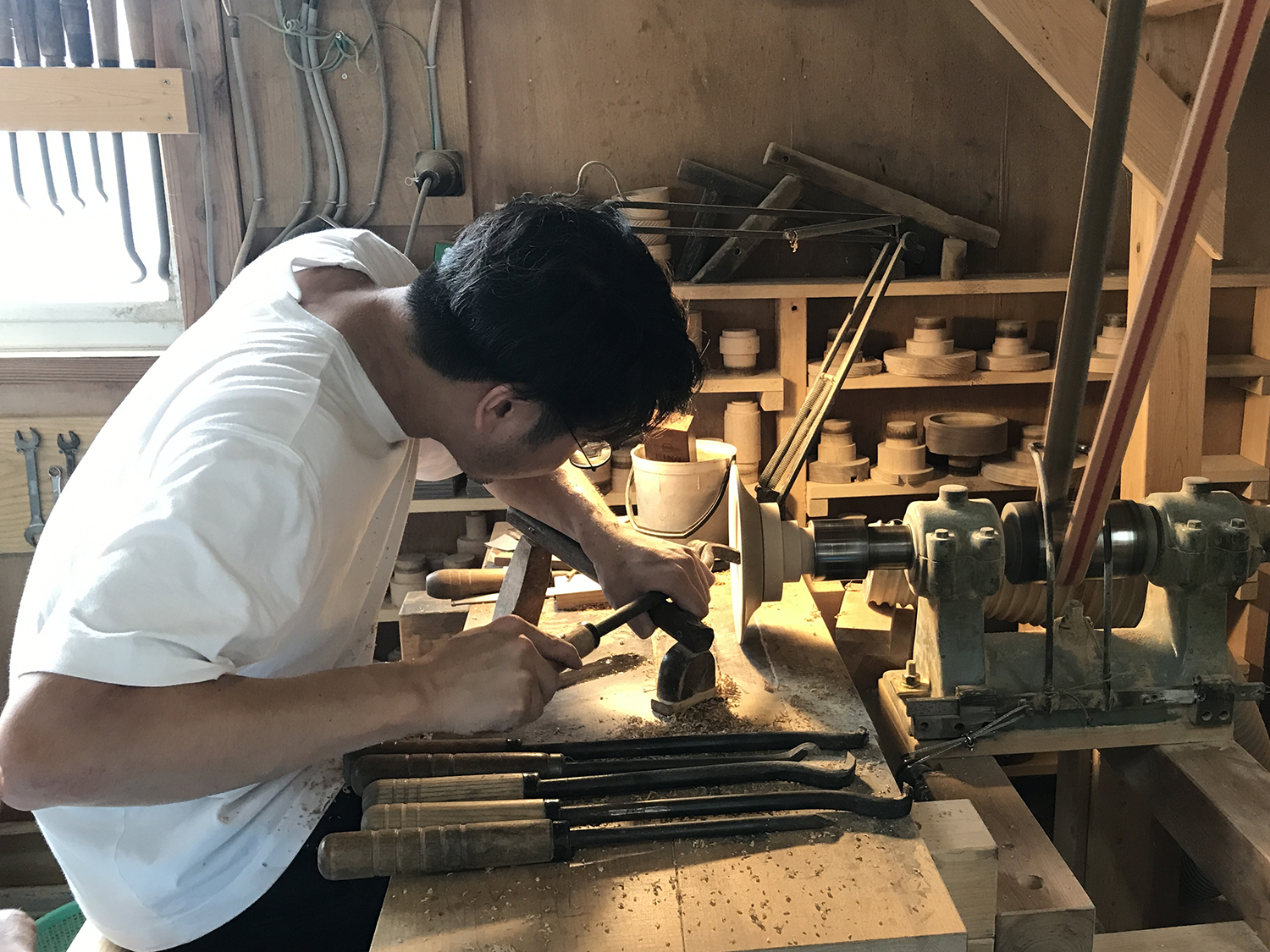 静岡の挽物職人さん