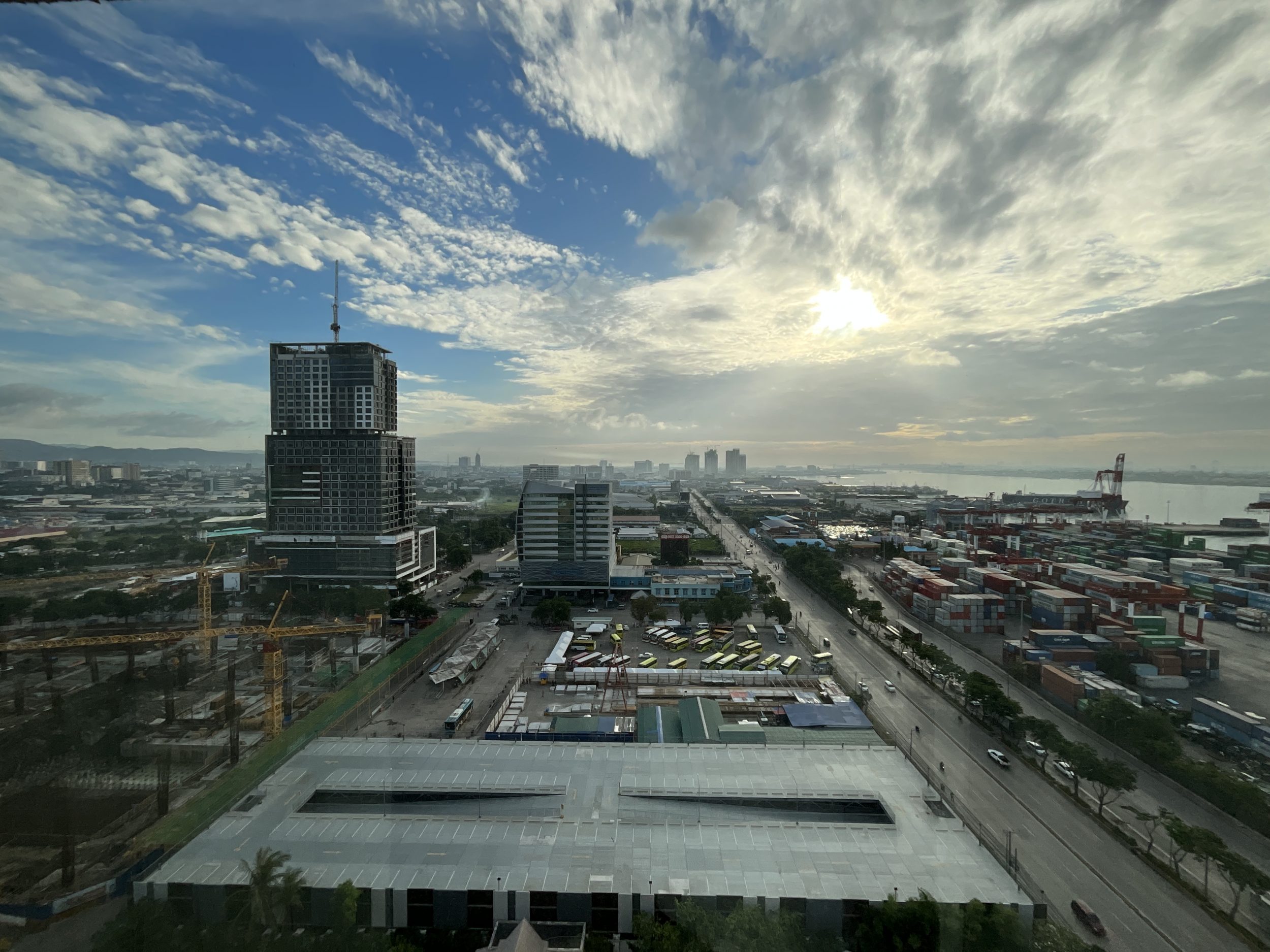 ホテルからの景色