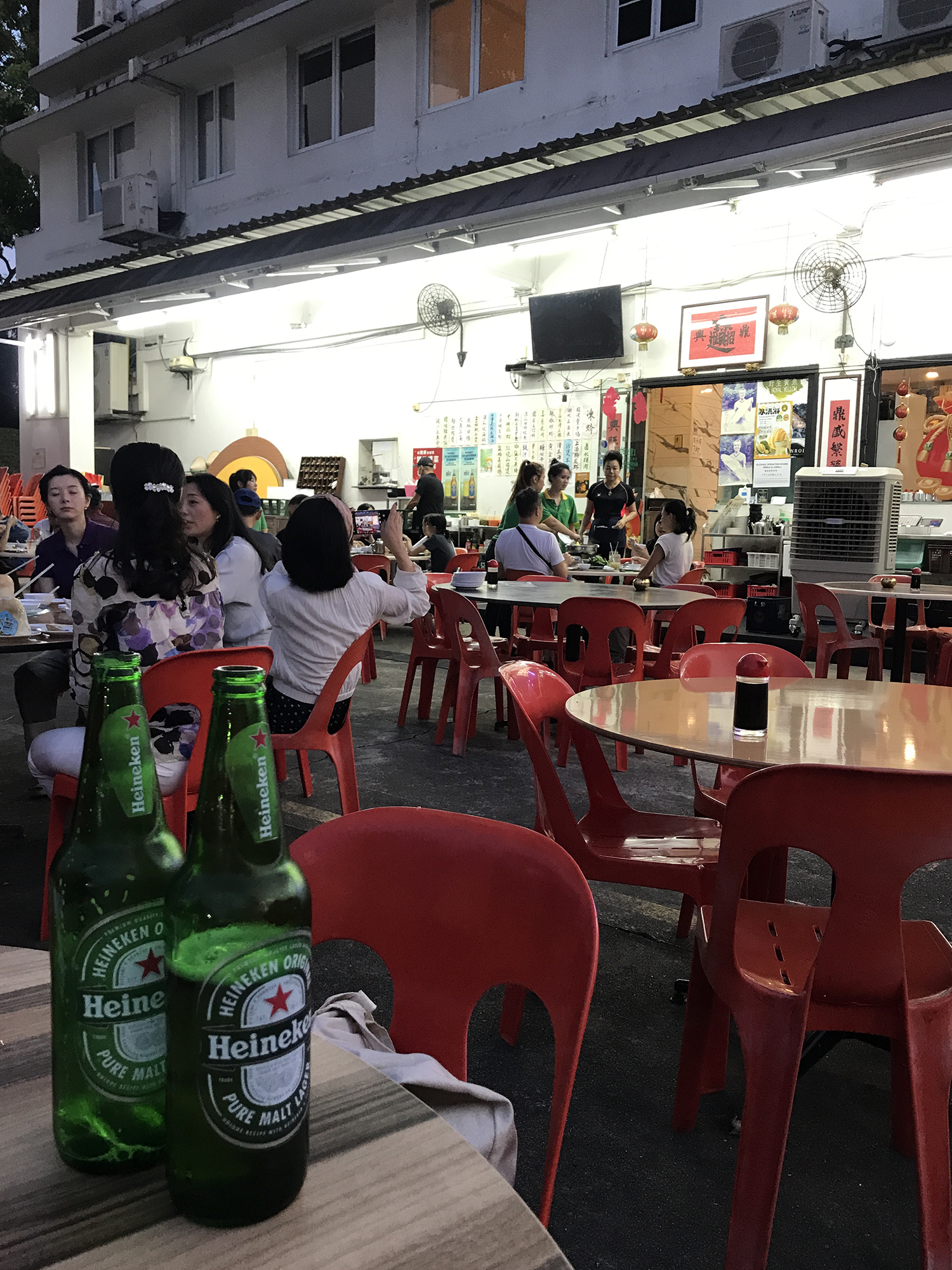 シンガポールの海鮮レストラン