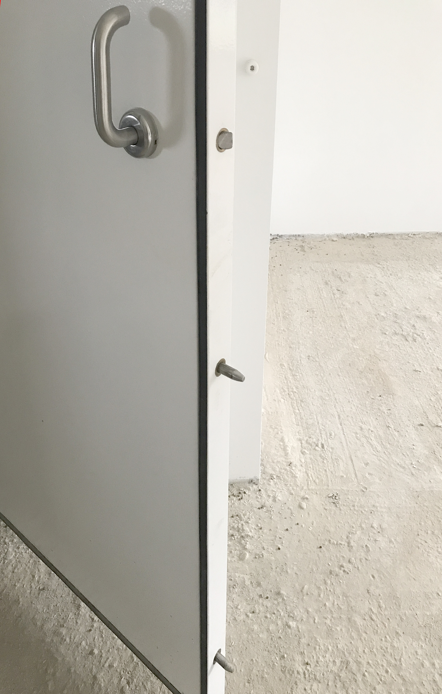 シンガポールの公共団地HDB  非常用ボムシェルターのドア