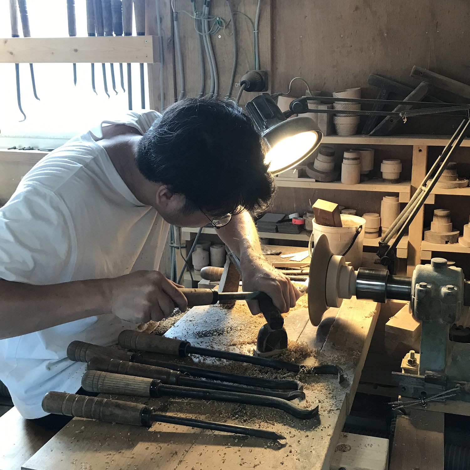 静岡の挽物職人さん