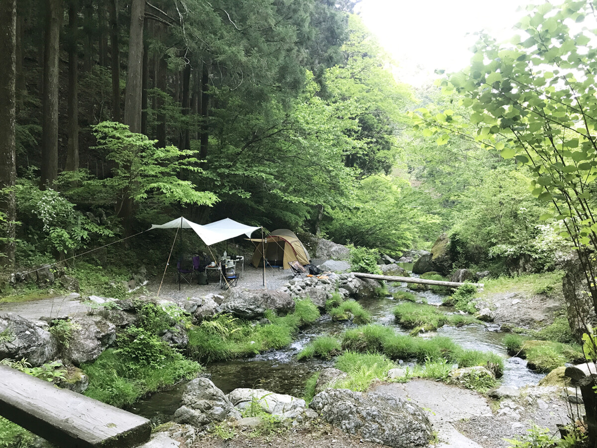 白岩渓流園キャンプ場